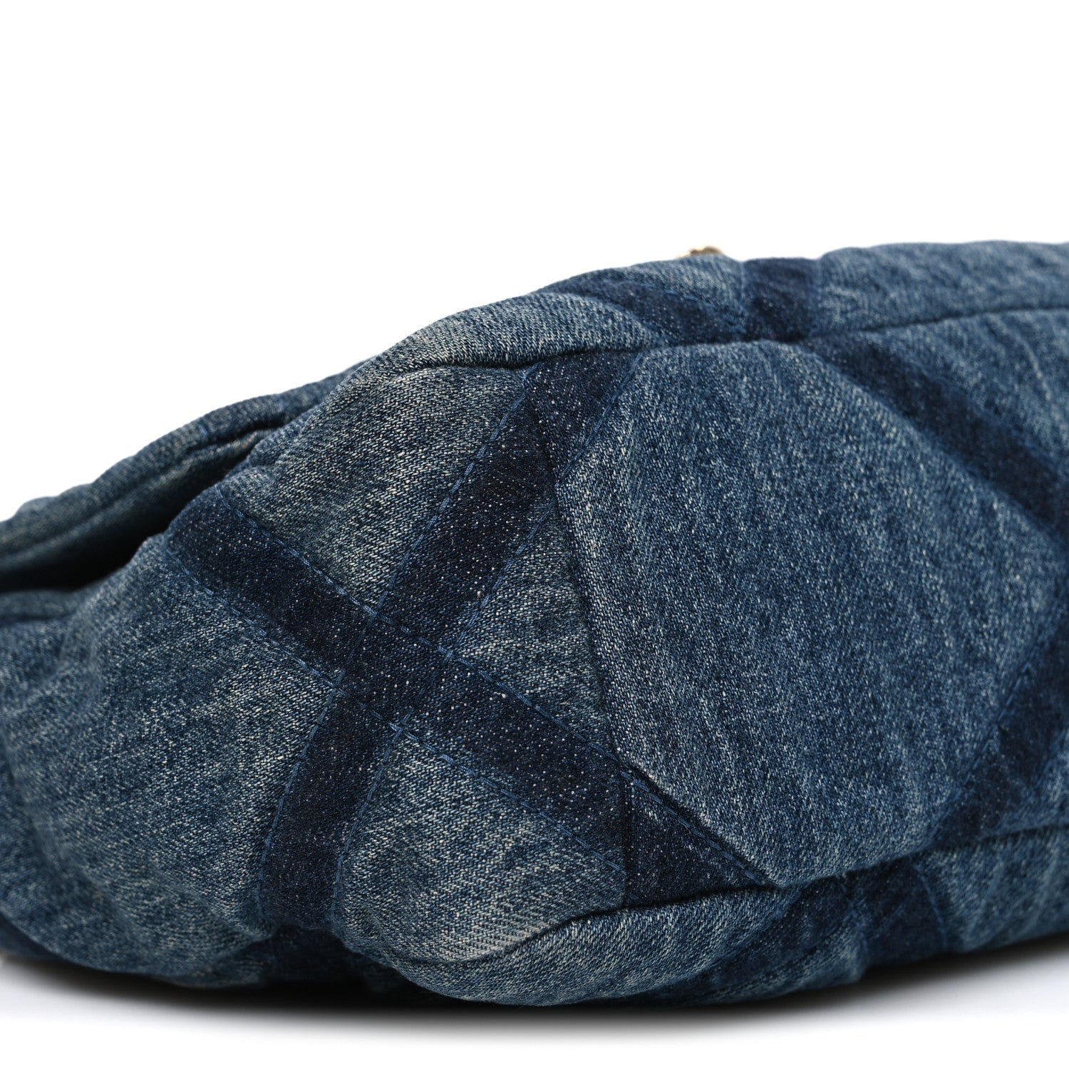 Chanel Denim Quilted Medium Chanel 19 Flap Blue 9 of 10
