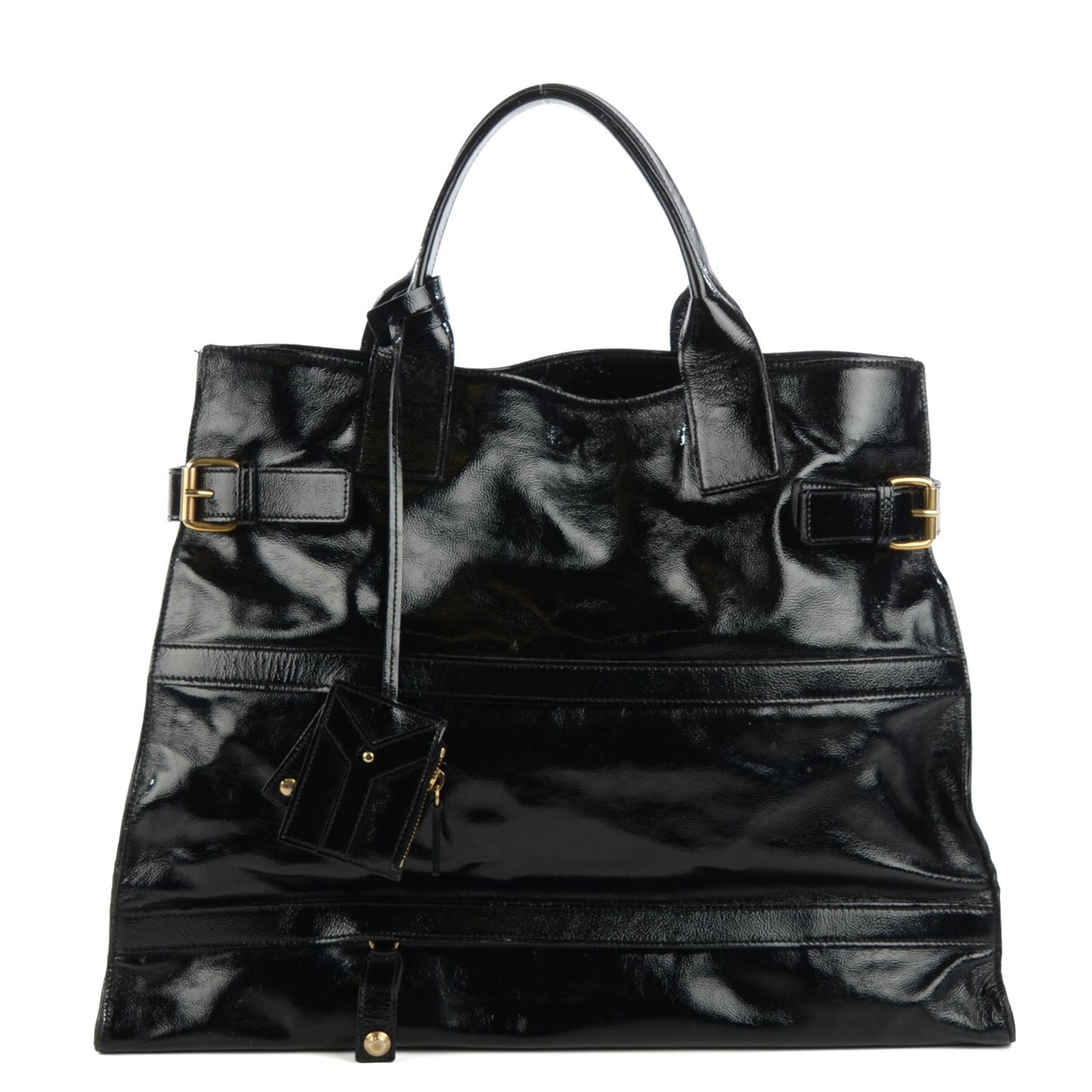 Patent Sac Anais Tote Black
