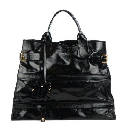 Saint Laurent Patent Sac Anais Tote Black 1 of 8