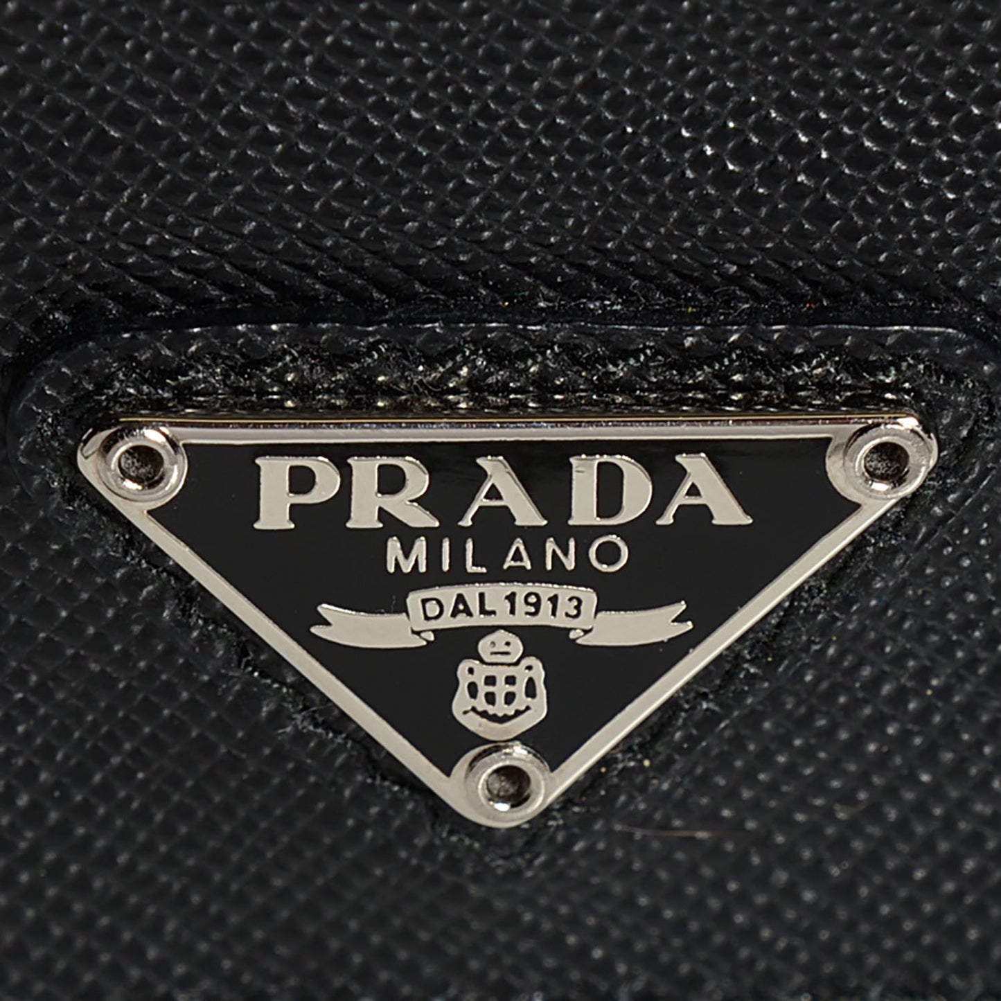 Saffiano Card Case Nero Black
