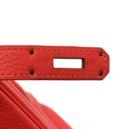 Hermes Togo Kelly Retourne 28 Rouge Pivoine 7 of 10