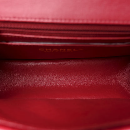 Chanel Velvet Quilted Mini 2.55 Reissue Flap Red 5 of 11