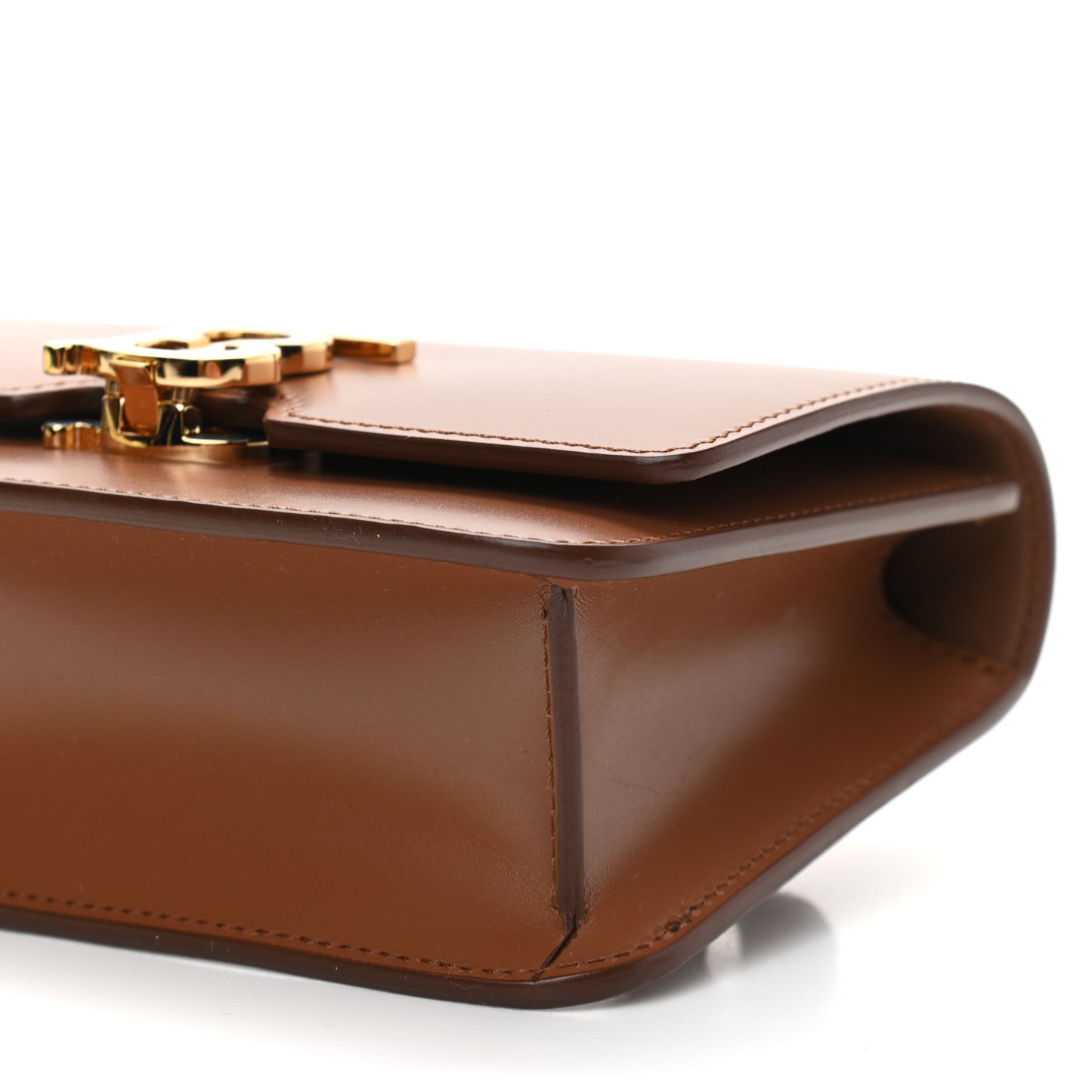 Calfskin TB Belt Bag Malt Brown