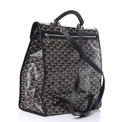 Goyard Goyardine Saint Leger Soft Briefcase Backpack Black 3 of 8