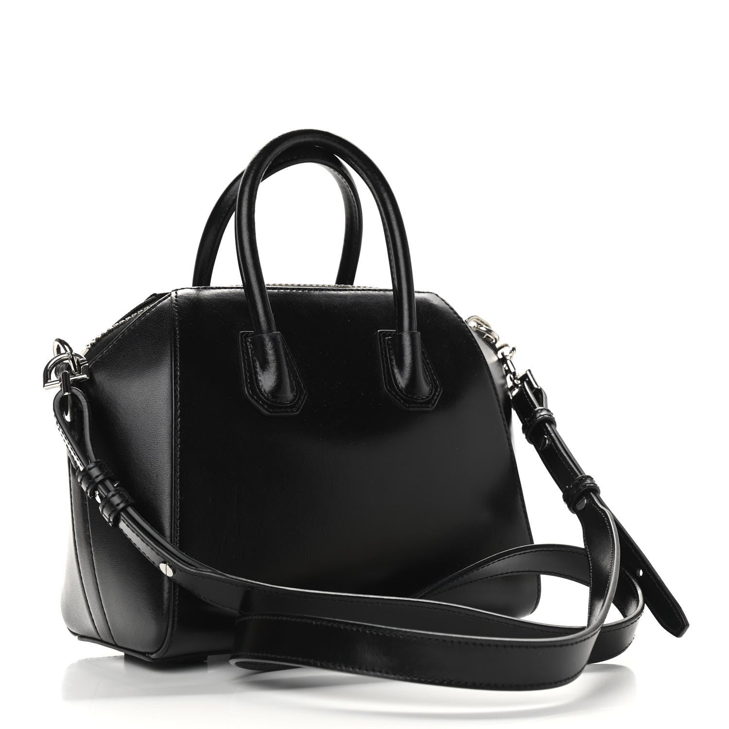 Givenchy Shiny Lord Calfskin Mini Antigona Black 3 of 9