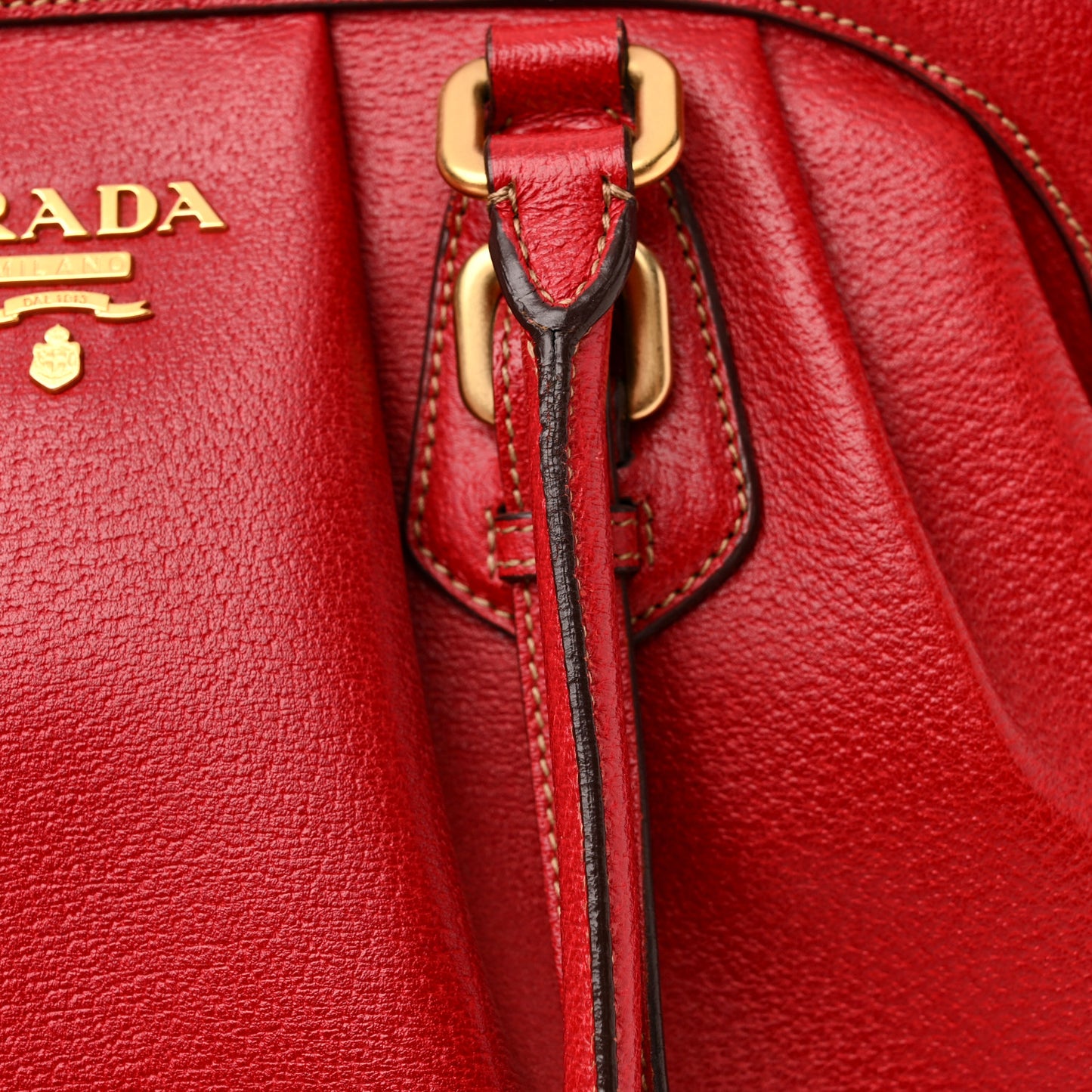 Large Frame Satchel Red