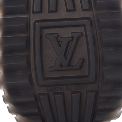 Louis Vuitton Suede Monogram Run Away Sneakers 38.5 Black 7 of 7