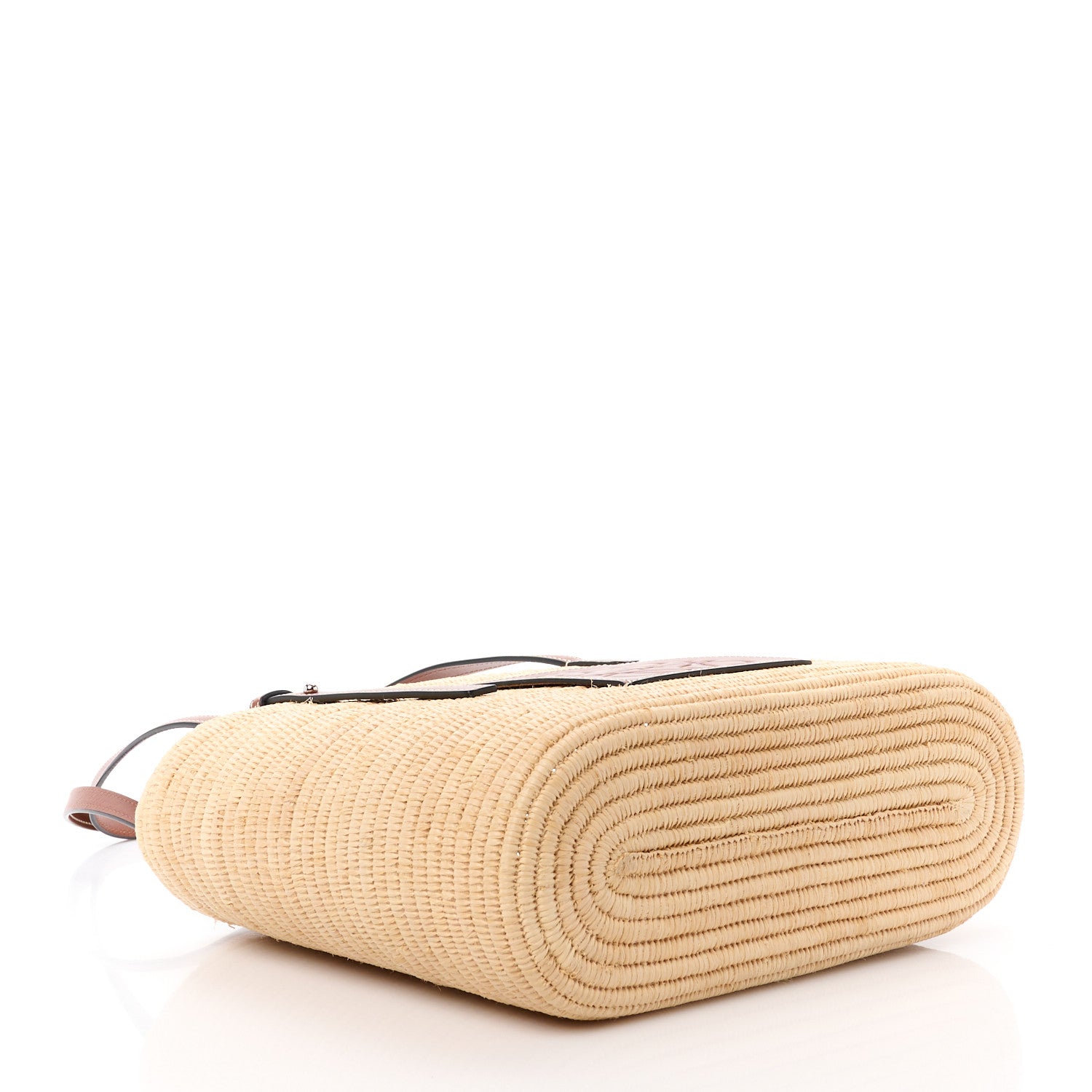 Loewe Raffia Small Square Basket Tote Bag Natural Tan 4 of 9