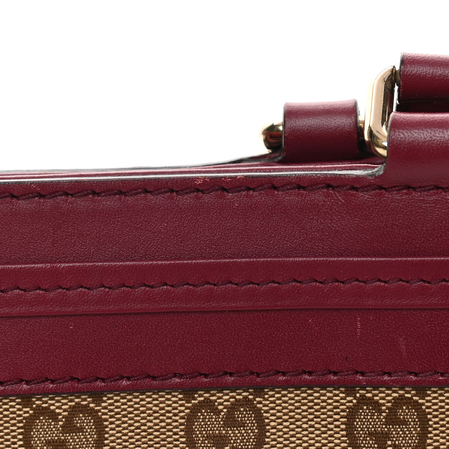 Gucci Monogram Web Medium Mayfair Tote Cherry 15 of 19