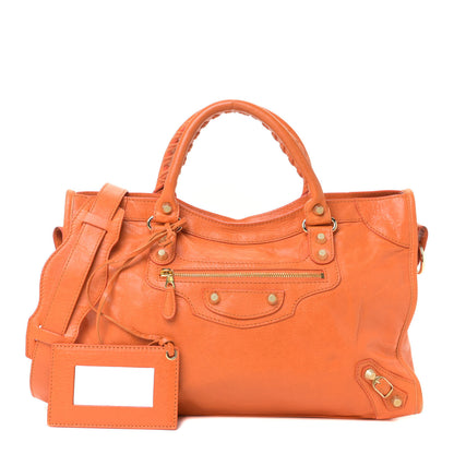 Balenciaga Agneau Giant 12 Gold Hardware City Tangerine 1 of 15