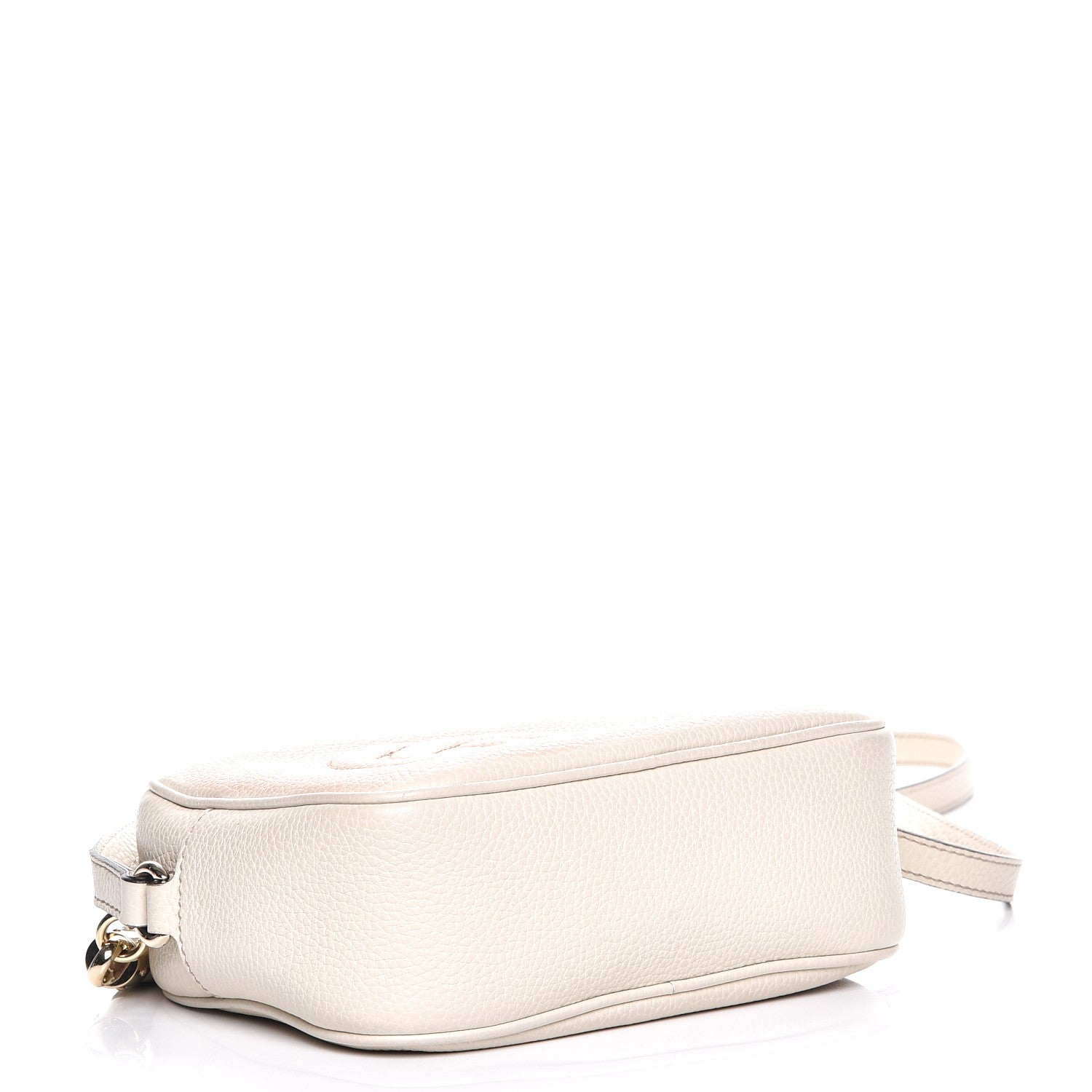 Gucci Pebbled Calfskin Small Soho Disco Bag Off White 4 of 8