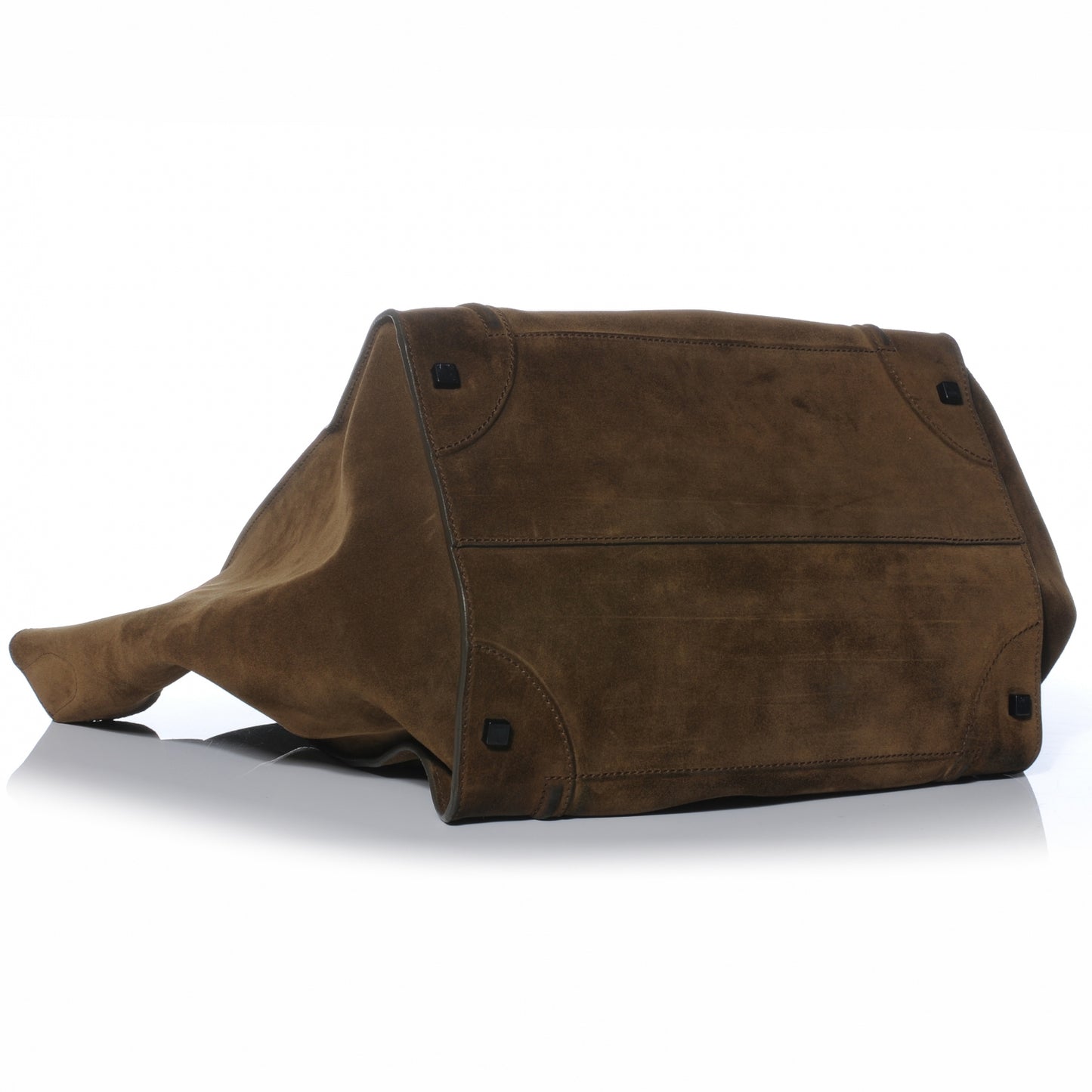 Suede Large Phantom Luggage Olive