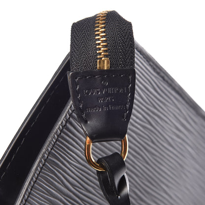 Louis Vuitton Epi Pochette Accessories 24 Black 6 of 10