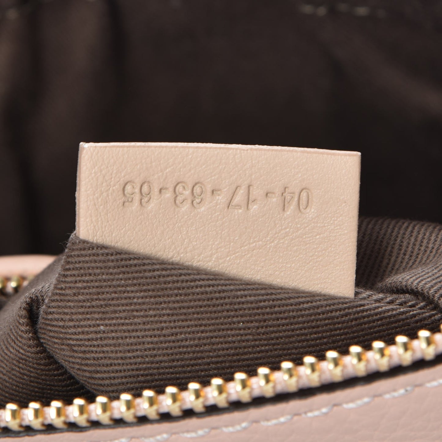 Calfskin Small Marcie Satchel Blush Nude