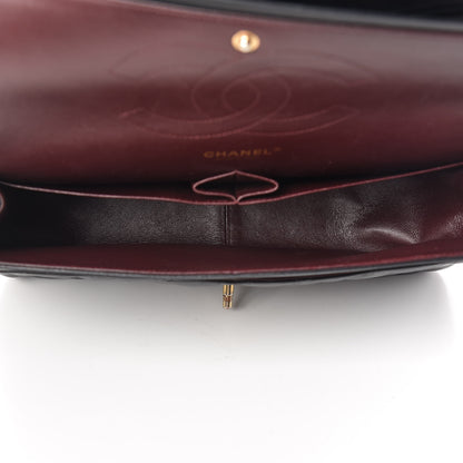 Chanel Lambskin Quilted Jumbo Double Flap Black 5 of 10