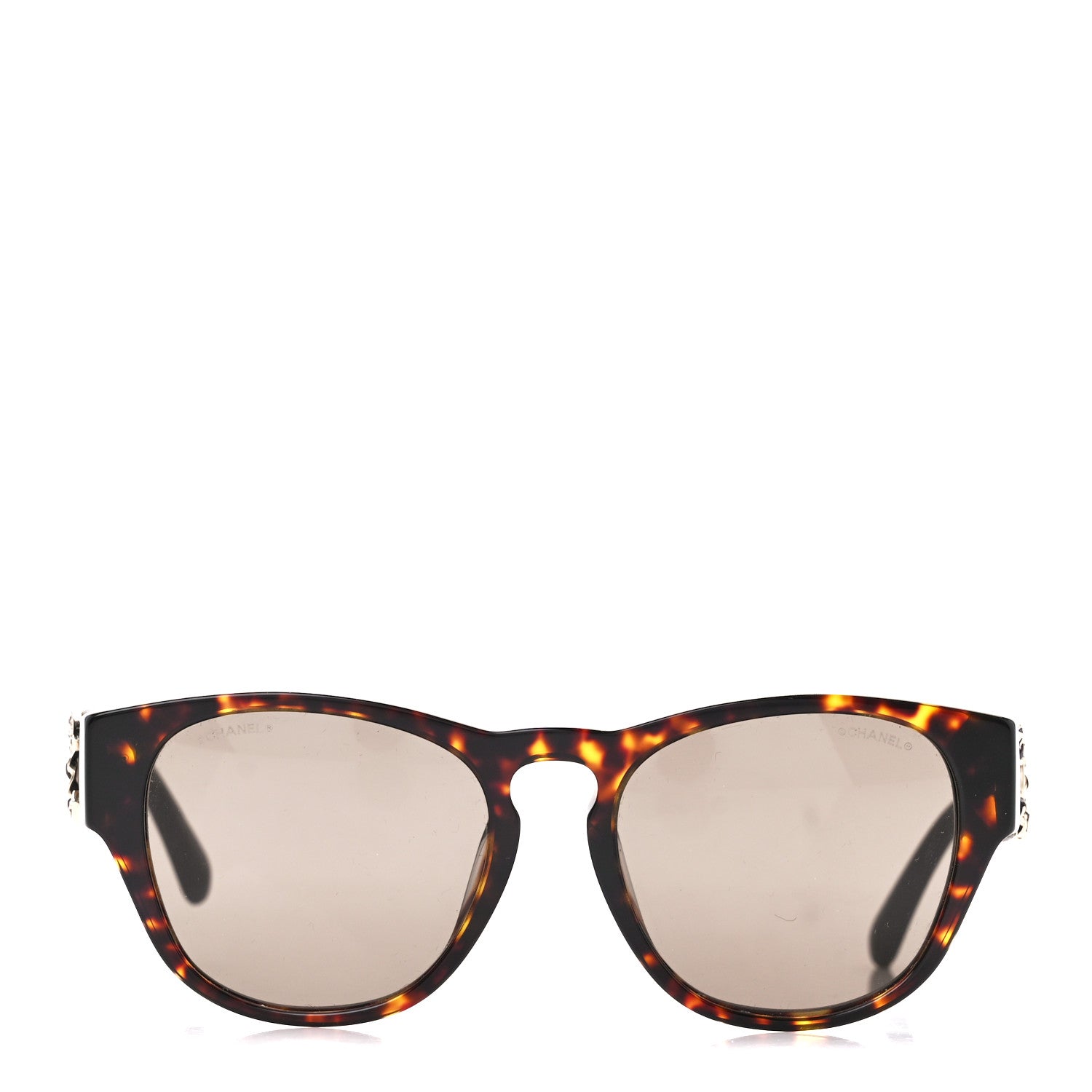 Chanel Crystal Lambskin CC Sunglasses 5455-Q-A Black 2 of 10