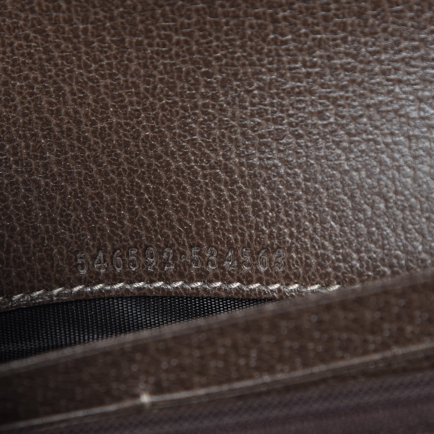 GG Supreme Monogram Web Ophidia Wallet On Chain Brown