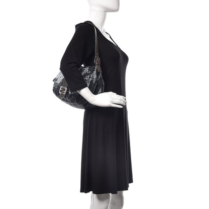 Fendi Beaded Mama Baguette Blue 2 of 15