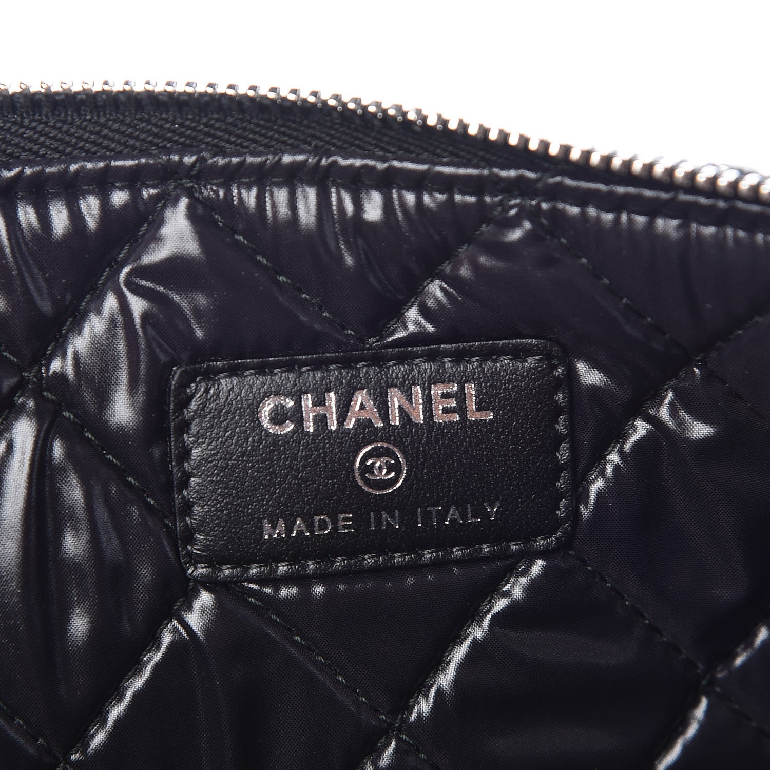 Chanel Canvas Small Deauville Pouch Charcoal 6 of 8