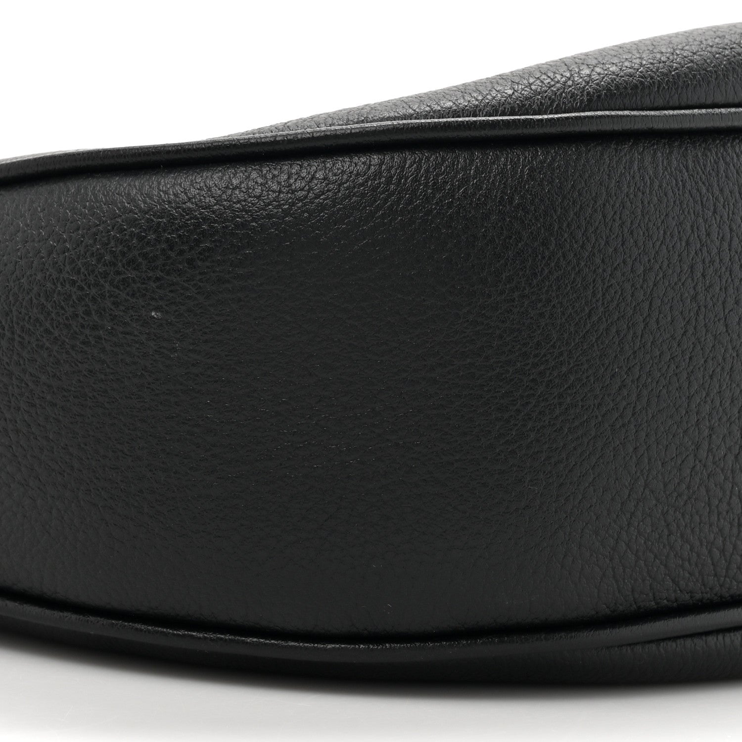 Celine Supple Calfskin Cuir Triomphe Small Heloise Shoulder Bag Black 10 of 12