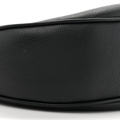 Celine Supple Calfskin Cuir Triomphe Small Heloise Shoulder Bag Black 10 of 12