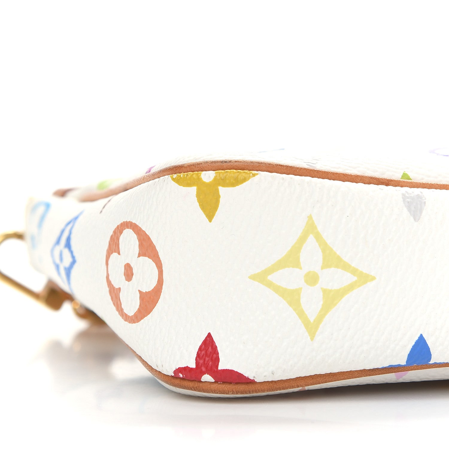Louis Vuitton Monogram Multicolor Pochette Accessories White 7 of 10
