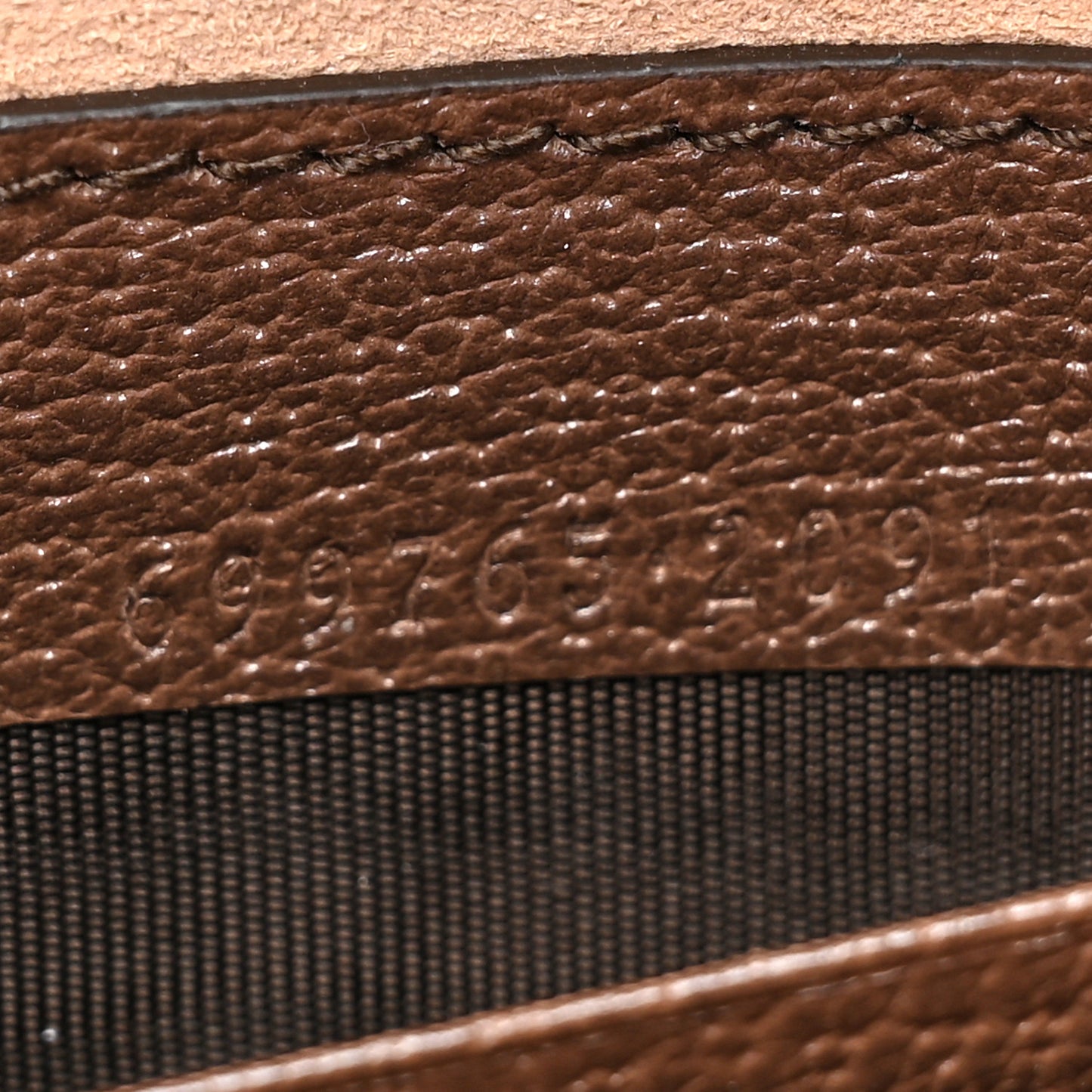 GG Supreme Monogram Textured Dollar Calfskin Web Ophidia Belt Bag 85 34 Beige Ebony New Acero