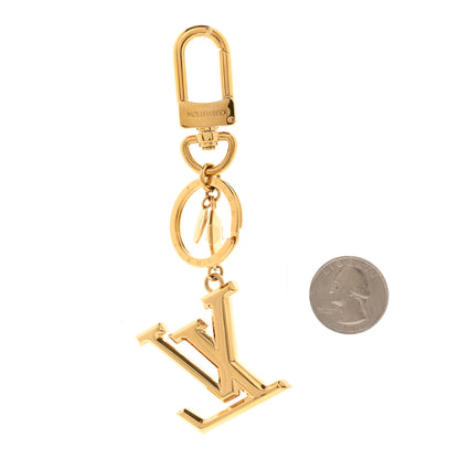 Louis Vuitton LV Facettes Bag Charm Key Holder Gold 2 of 4