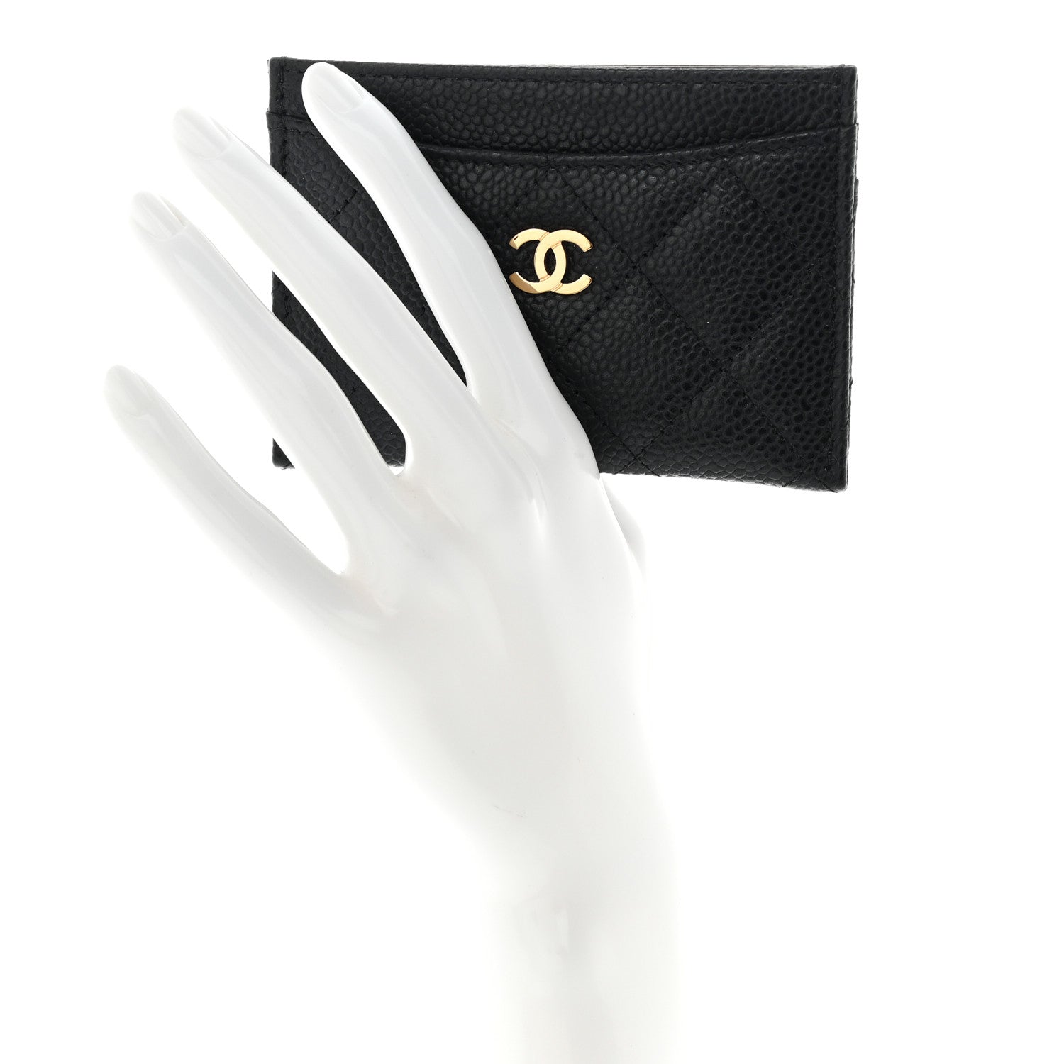 Chanel Caviar Quilted Card Holder Black 2 of 8