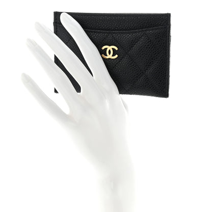 Chanel Caviar Quilted Card Holder Black 2 of 8