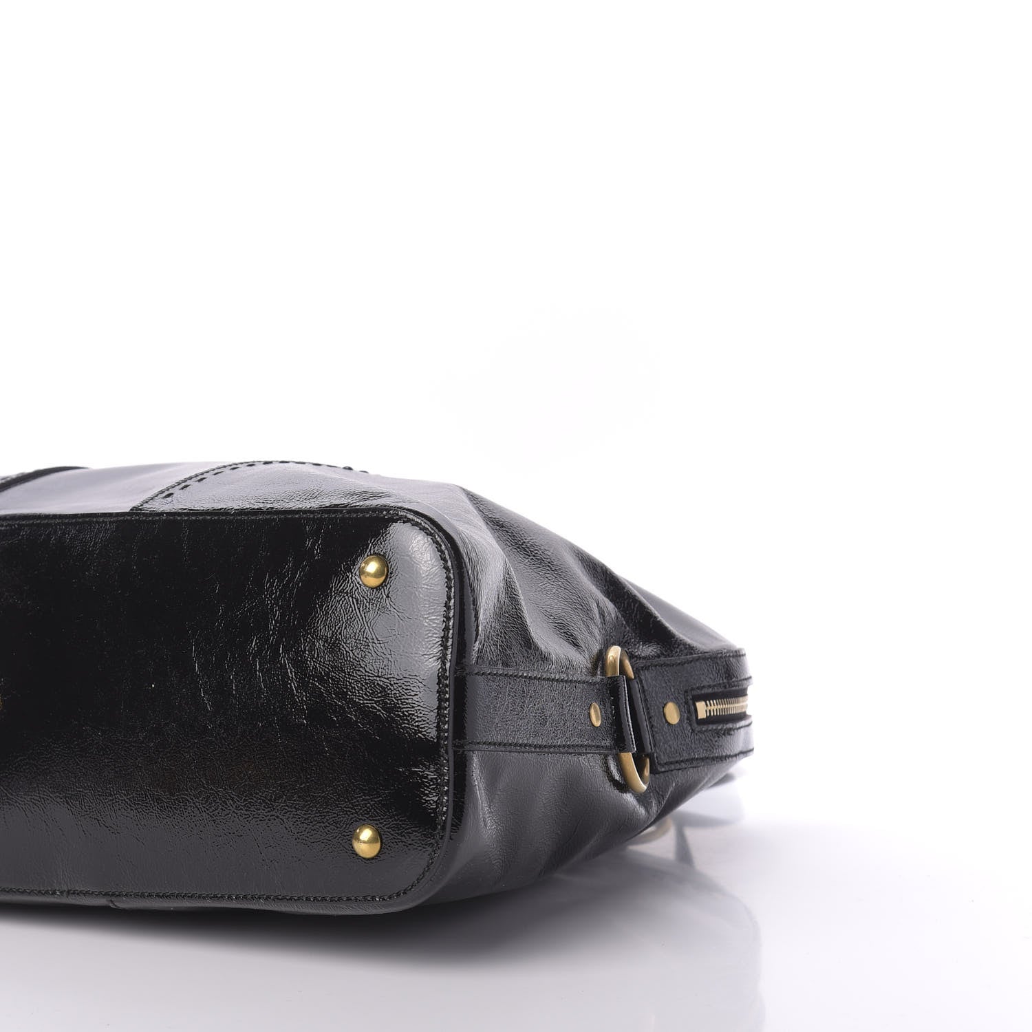 Saint Laurent Patent Oversized Muse Black 7 of 10