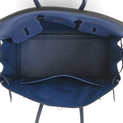 Hermes Togo Birkin 25 Bleu Saphir 5 of 11
