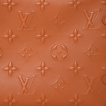 Louis Vuitton Calfskin Debossed Monogram Side Trunk Tan 7 of 11