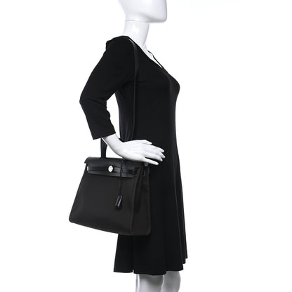 Hermes Toile Vache Hunter Herbag Zip PM 31 Ebene 2 of 11