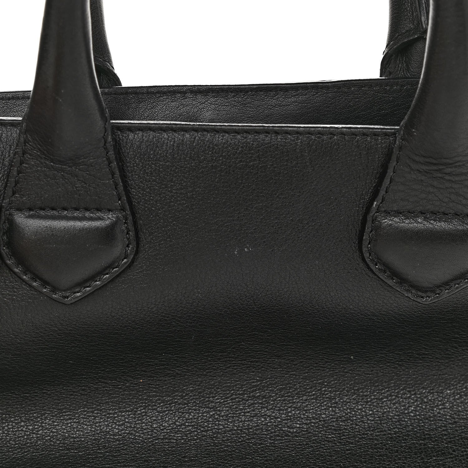 Burberry Calfskin House Check Small Banner Tote Black 12 of 18