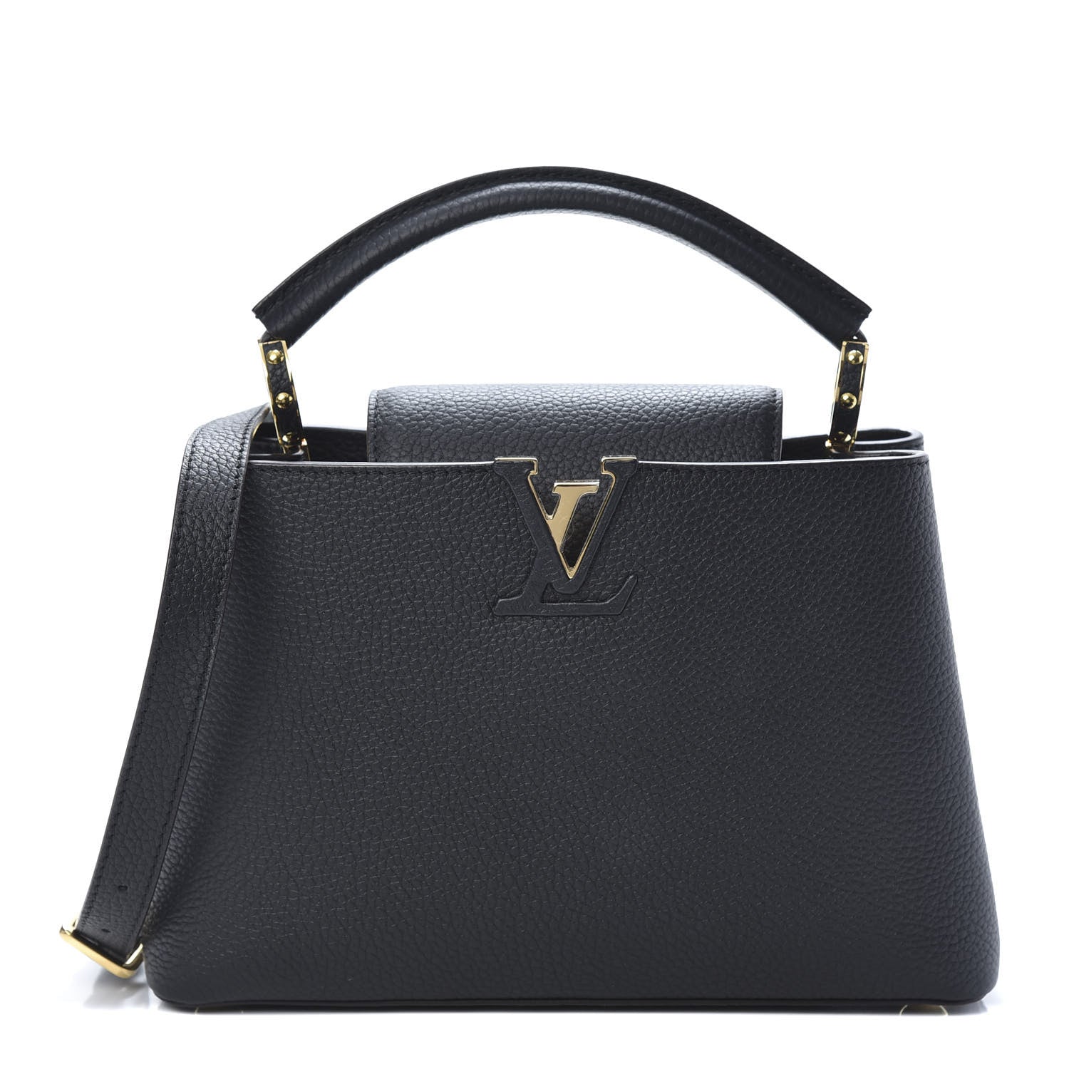 Louis Vuitton Taurillon Capucines BB Black 1 of 11