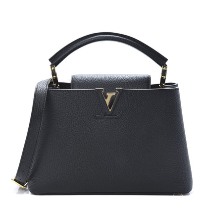 Louis Vuitton Taurillon Capucines BB Black 1 of 11
