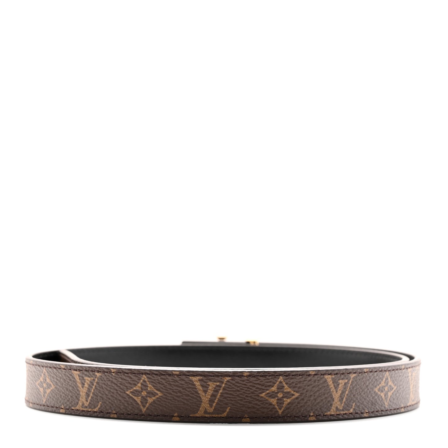 Calfskin Monogram 20mm LV Iconic Reversible Belt 80/32 Black