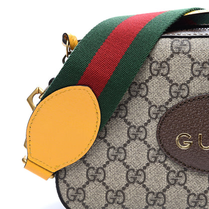 Gucci GG Supreme Monogram Web Neo Vintage Shoulder Bag Beige New Acero Crop 10 of 11