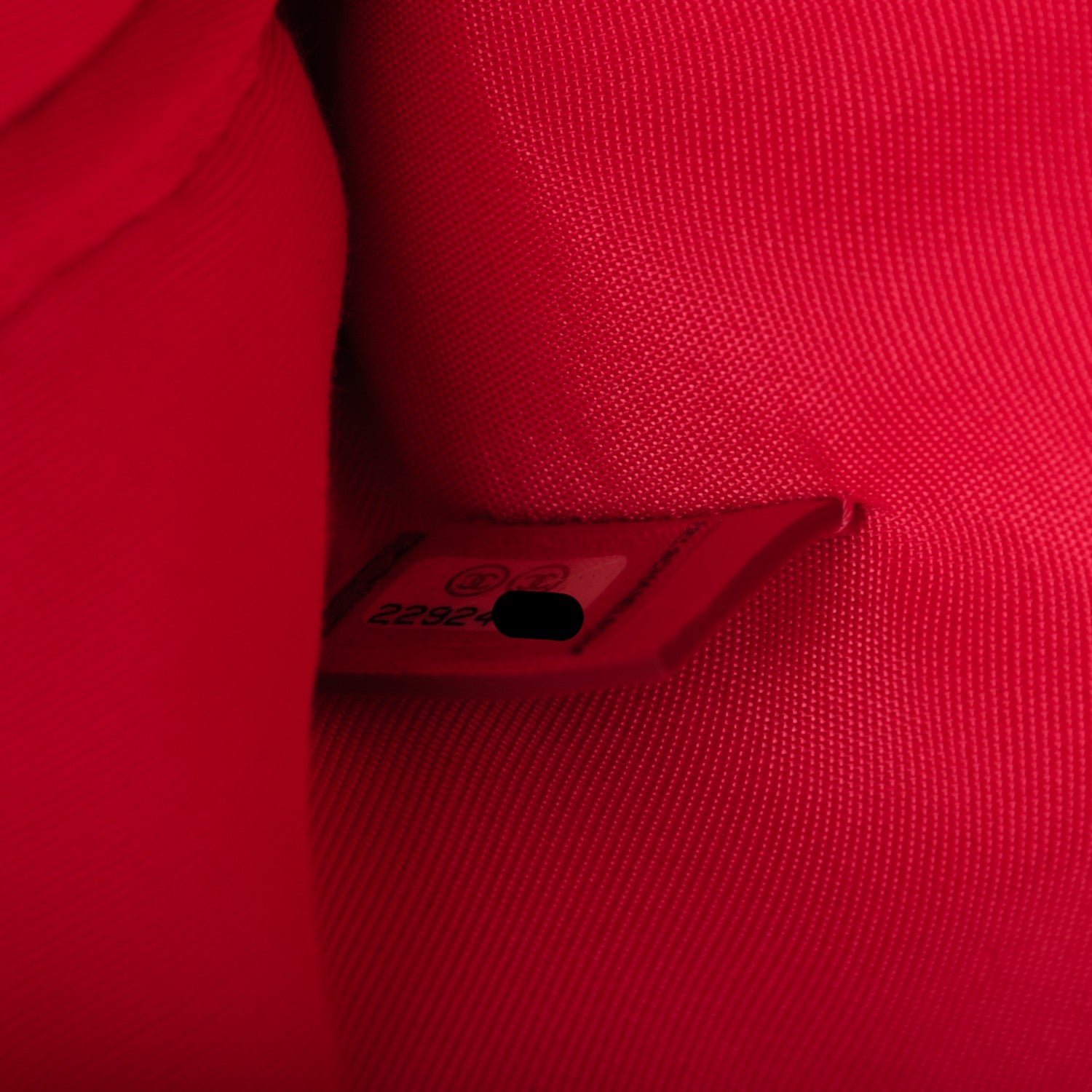 Chanel Lambskin Quilted Medium Pouch Fuchsia 7 of 7