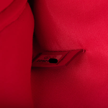 Chanel Lambskin Quilted Medium Pouch Fuchsia 7 of 7
