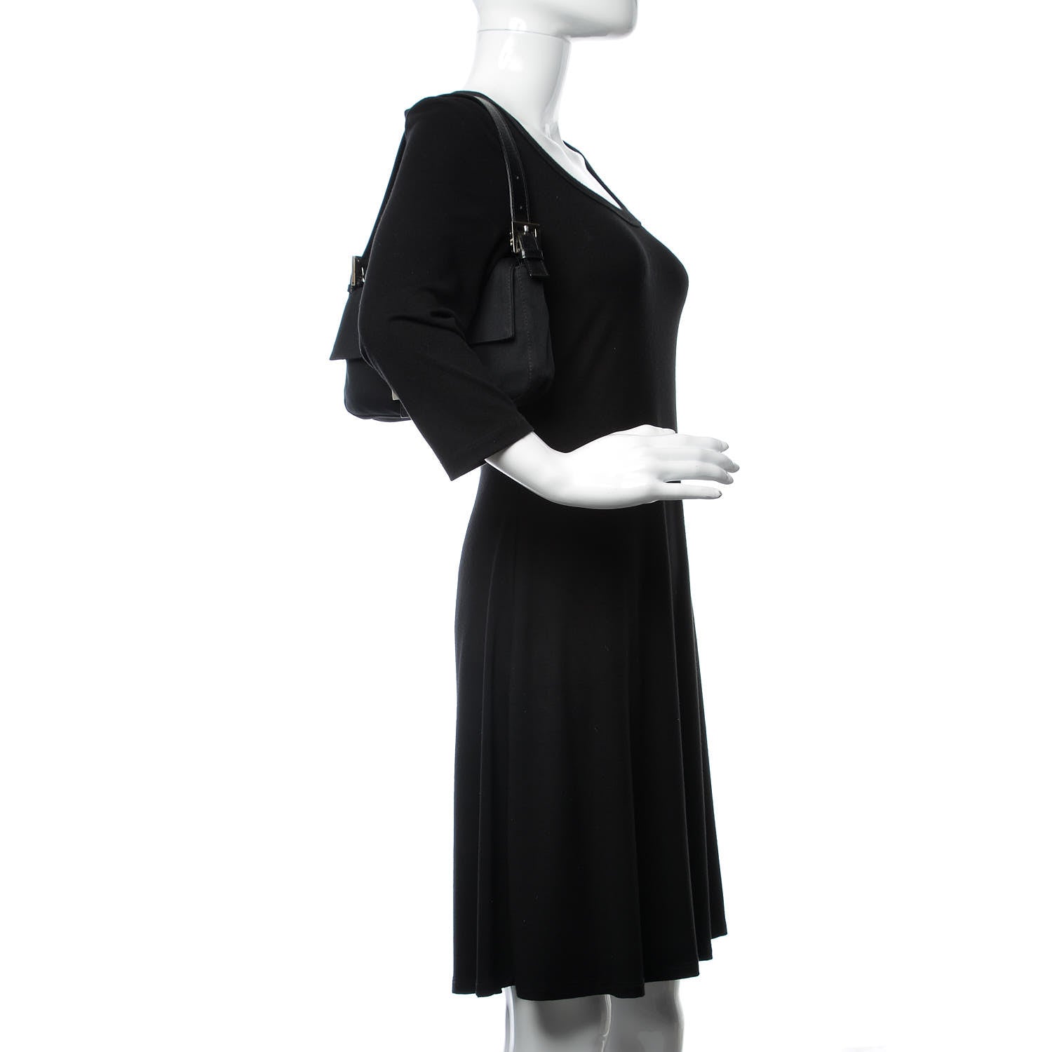 Fendi Neoprene Baguette Black 2 of 9