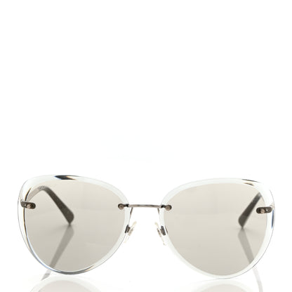 Chanel Metal Pilot Sunglasses 4239 Silver 2 of 6
