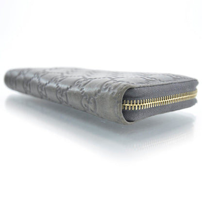 Gucci Guccissima Zip Around Wallet Gray 3 of 7