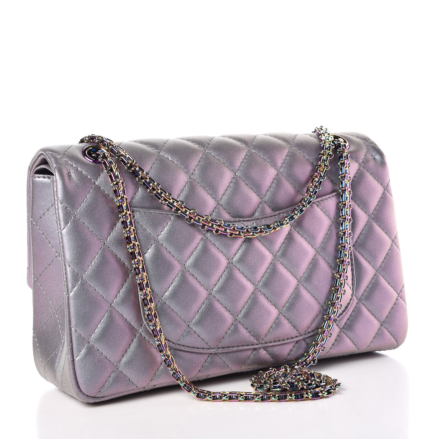 Chanel Iridescent Lambskin Quilted 2.55 Reissue 226 Flap Light Purple 3 of 19