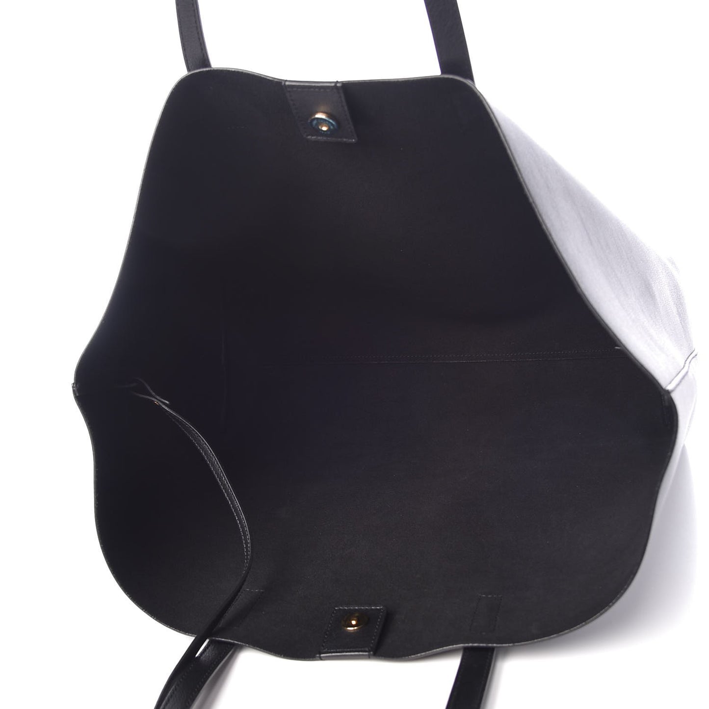 Calfskin Large Shopping Tote Black