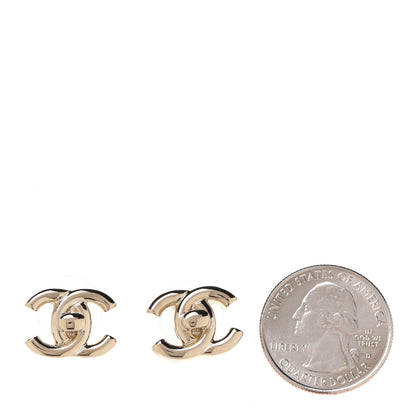 Chanel Metal CC Turnlock Earrings Gold 2 of 5