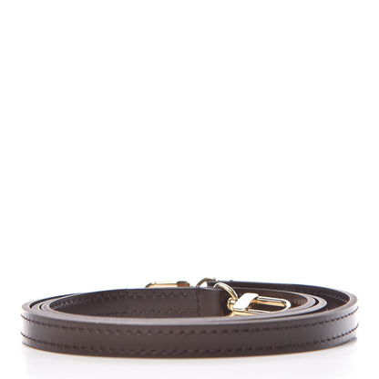 Louis Vuitton Calfskin 16mm Shoulder Strap Brown 2 of 3