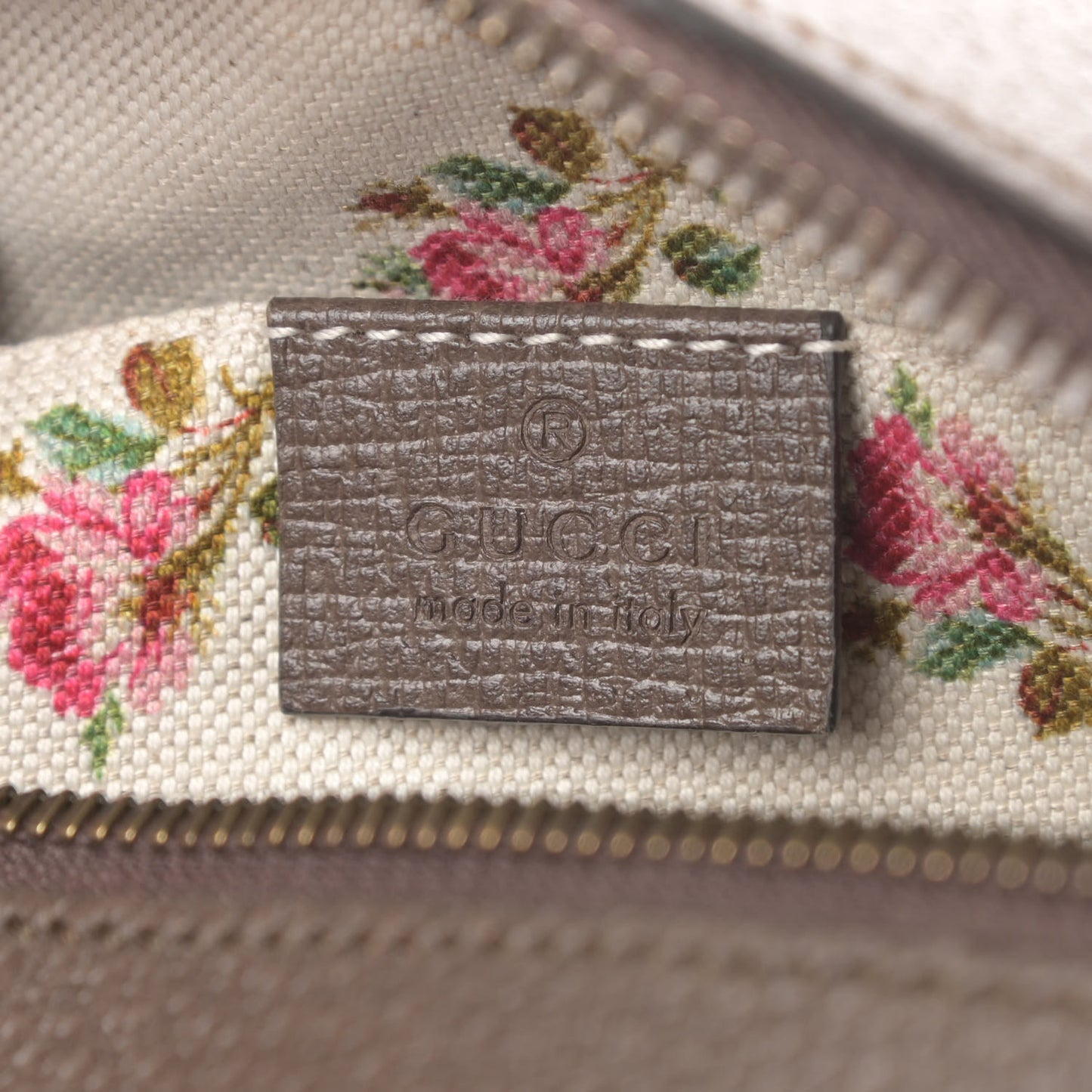 GG Supreme Monogram Web Neo Vintage Shoulder Bag Beige New Acero Crop