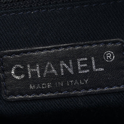 Chanel Denim Deauville Bowling Bag Blue 7 of 12